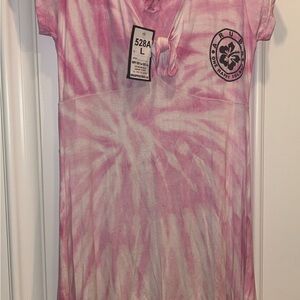 Pink Tie-Dye Kids Shirt